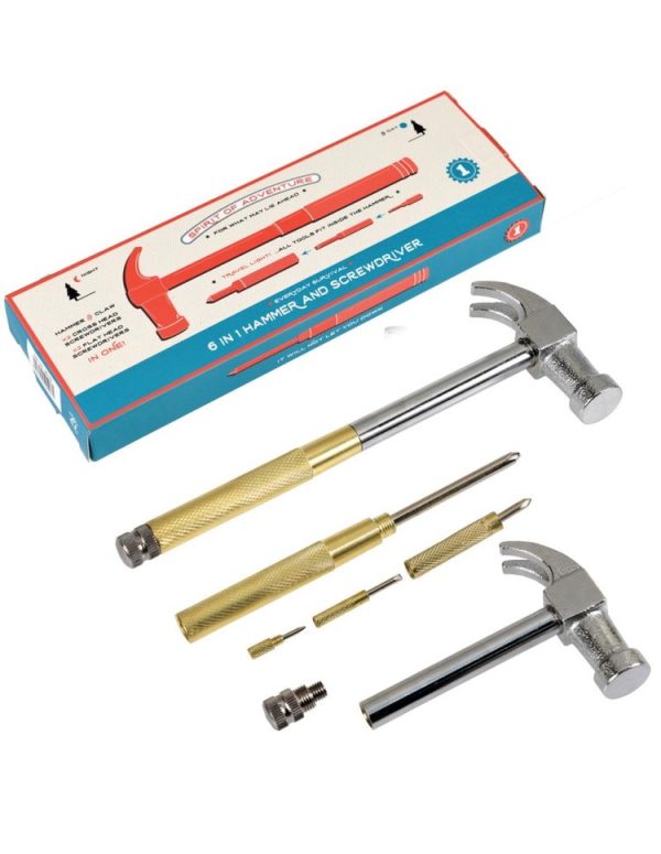 6 in 1 hammer and screwdriver set