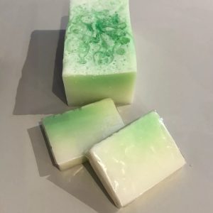 Apple and Elderflower Hand Crafted Soap Slice