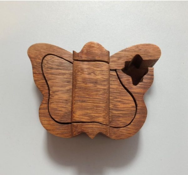 Butterfly wooden box