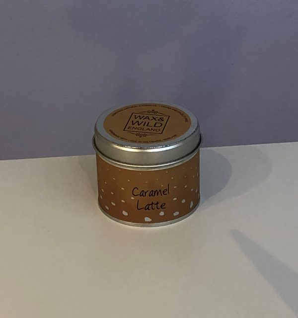 caramel latte scented candle