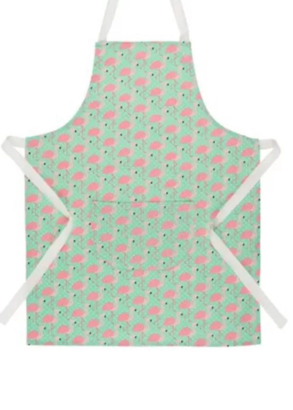 Children's apron- flamingo
