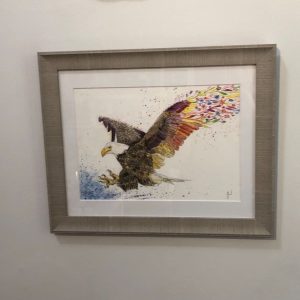 eagle original art print
