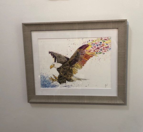 eagle original art print