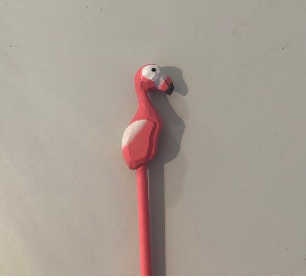 Flamingo wooden pencil