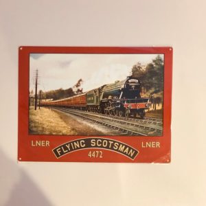 Flying Scotsman Large Vintage Metal Sign