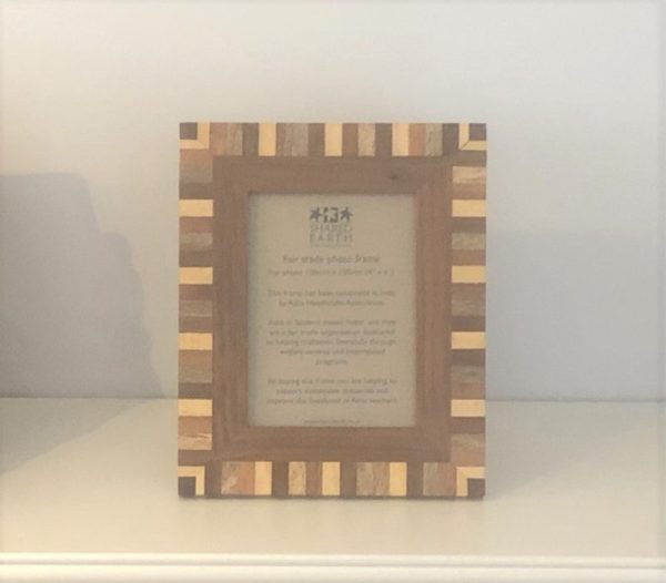 Handmade Mixed Wood Photo Frame