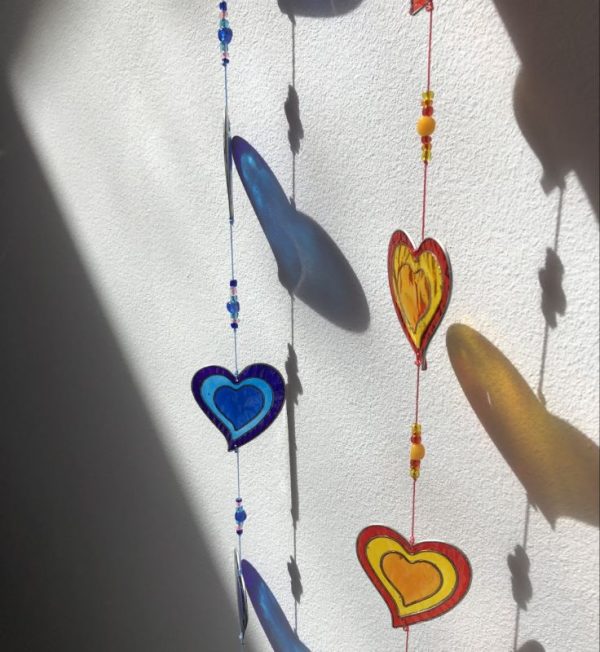 String of Hearts Sun Catcher