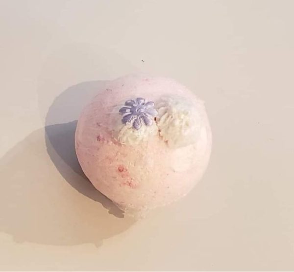 Japanese cherry blossom handmade luxury bath bomb