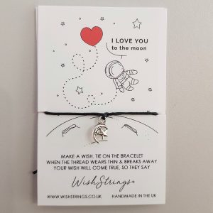 love you to the moon and back moon and star charm bracelet
