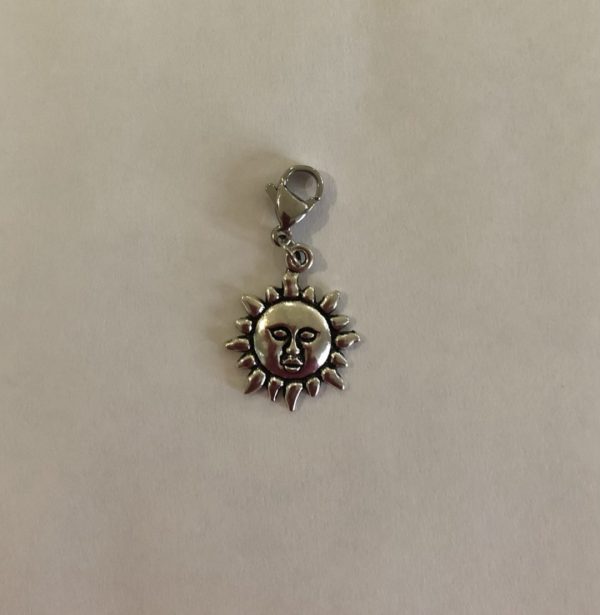 Mini pendant or bag charm- sun