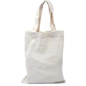 Natural cotton tote bag