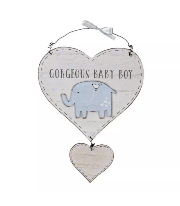 New baby nursery plaque- boy