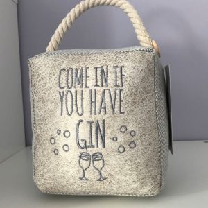 Come in if you have gin doorstop