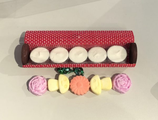 Oil burner accessory gift set- tea lights and wax melts