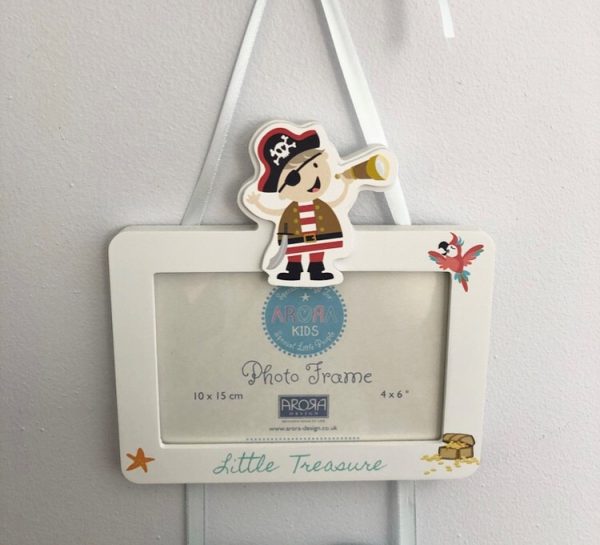 pirate wooden photo frame