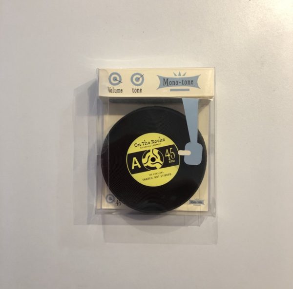 Novelty vinyl record coasters