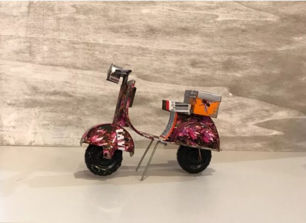 Recycled Can Scooter Motorbike