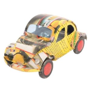 Car made from recycled aluminium cans