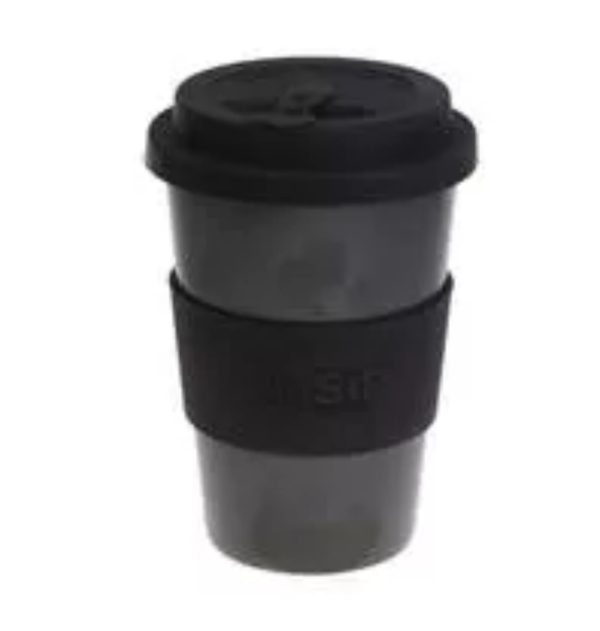 Rice husk reusable travel coffee cup