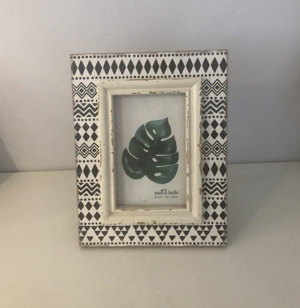 Scandi Boohoo Tribal Print Photo Frame