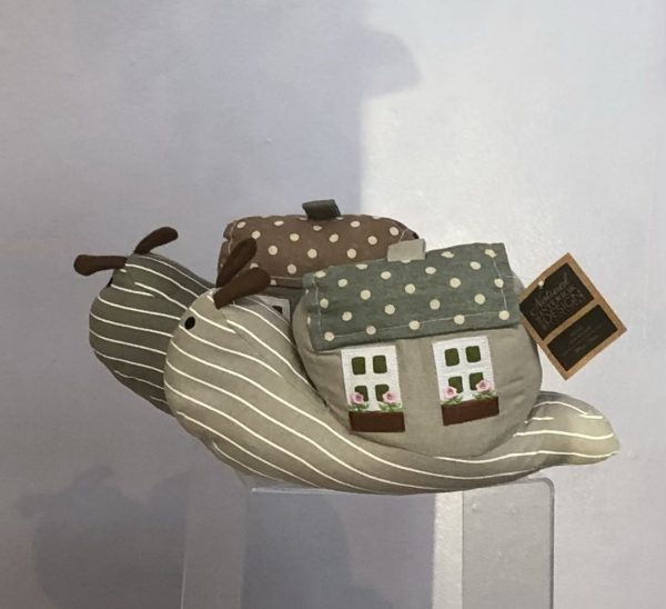 Snail house doorstop