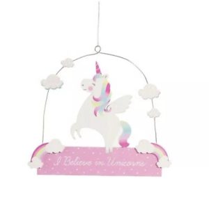 Unicorn hanging plaque