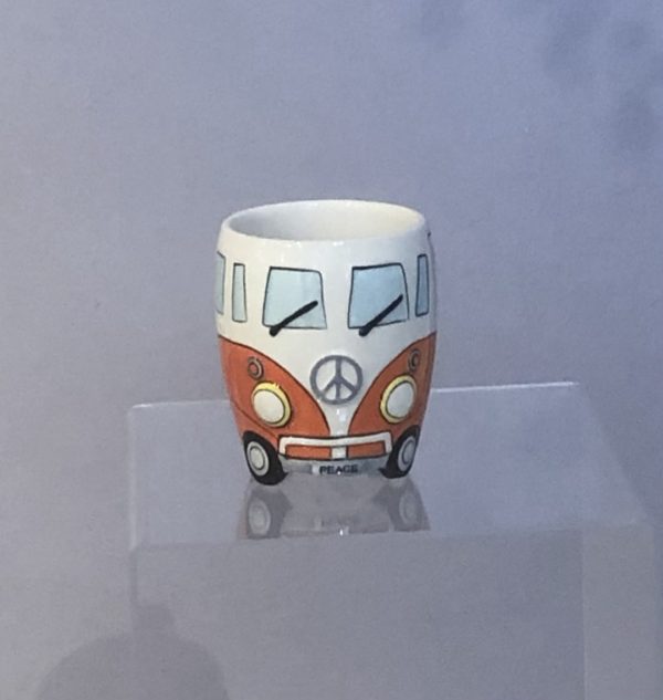 VW campervan mug- orange