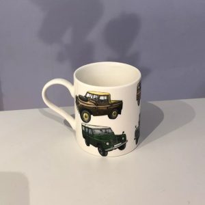 Vintage classic 4 x 4 car vehicle mug
