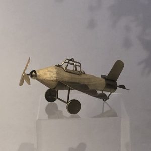 Wood and Metal Plane Ornament