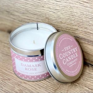 damask rose soy wax scented candle