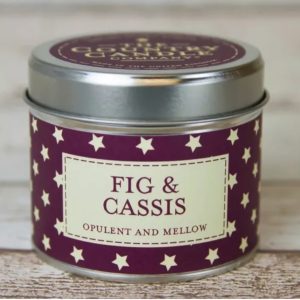 Fig and cassis the country candle company can tin candle