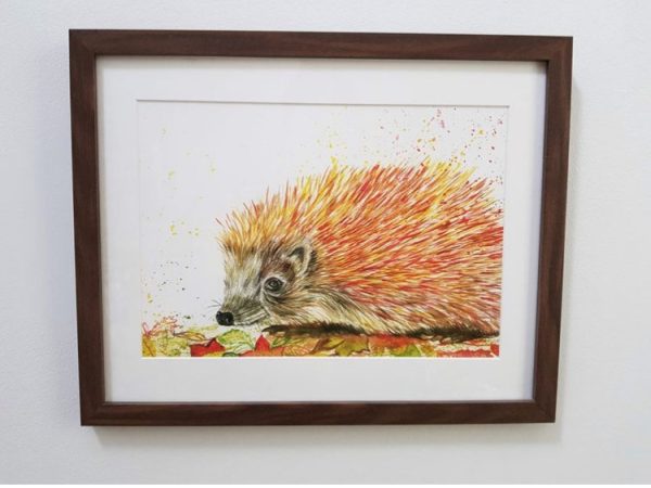 Hedgehog original art print