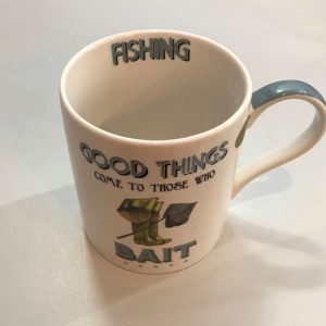 novelty fishing humorous mug