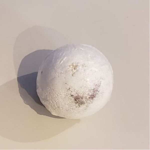 parma violets handmade luxury bath bomb