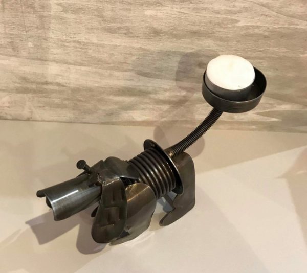 Metal Dog Tea Light - Image 2