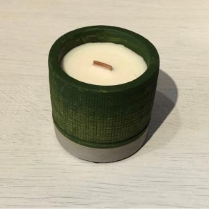 sea moss and herbs natural soy wax crackle candle