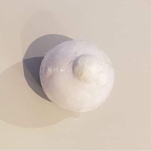 strawberry mallow handmade bath bomb