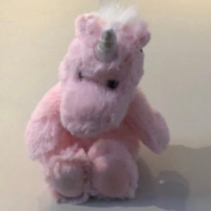 pretty pink unicorn soft toy