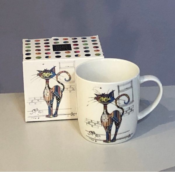 Bug Art cat mug