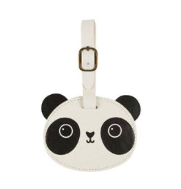 Panda luggage tag from Sass and Belle