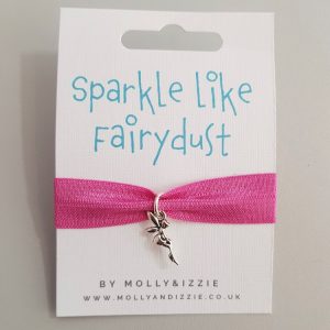 Fairy charm ribbon bracelet