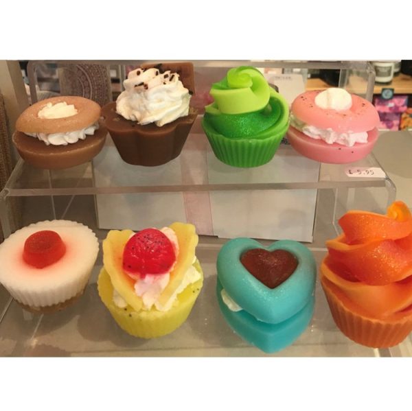 cupcakes and doughnuts hand crafted from soap