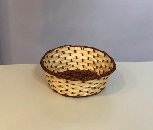 village wicker storage basket