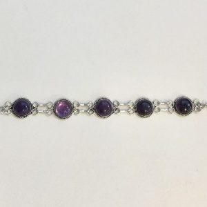 Protecting Amethyst gem stone bracelet