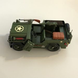 replica model of a classic army jeep