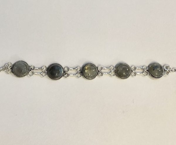labradorite gem stone bracelet
