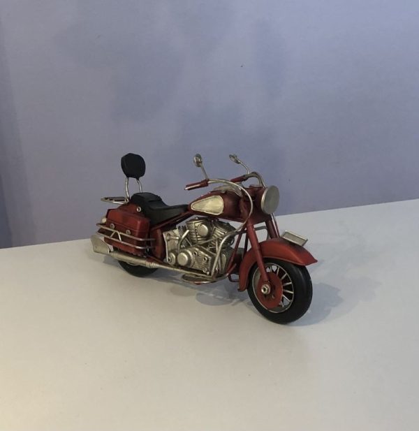 red motorbike ornament