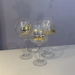 novelty gin glasses
