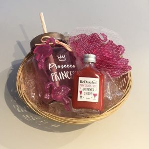 Drink shimmer party gift basket
