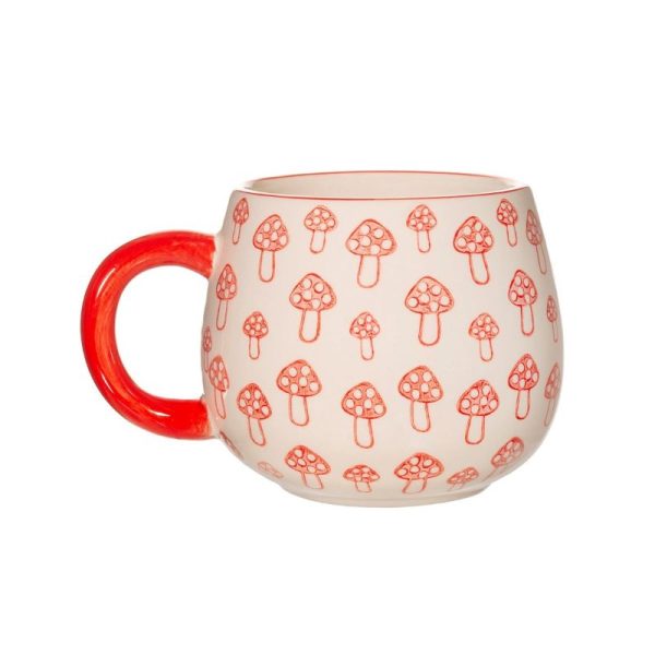 Mushroom print mug from sass and belle